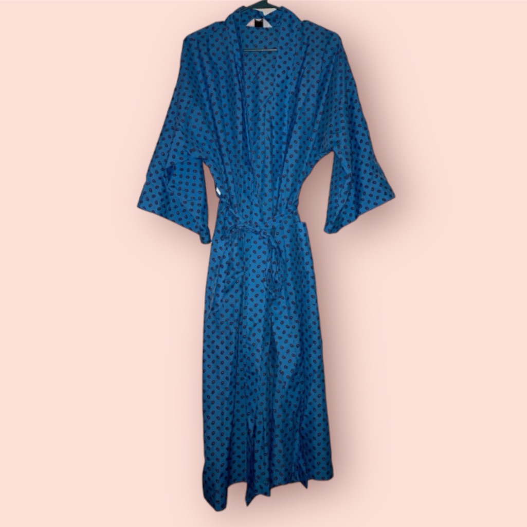 Blue Christian Dior Robe